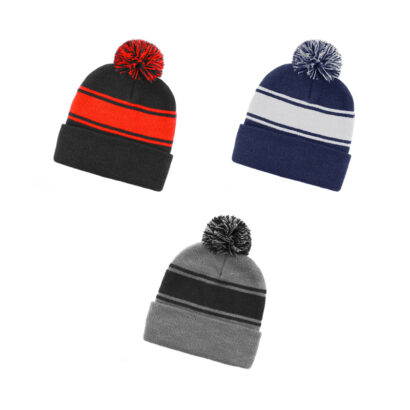 Contrast Acrylic Beanie