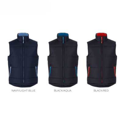 2-Tone Zip Puffer Vest