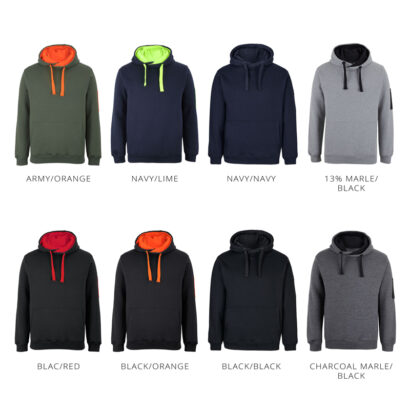2-TONE KANGA-POCKET HOODIE