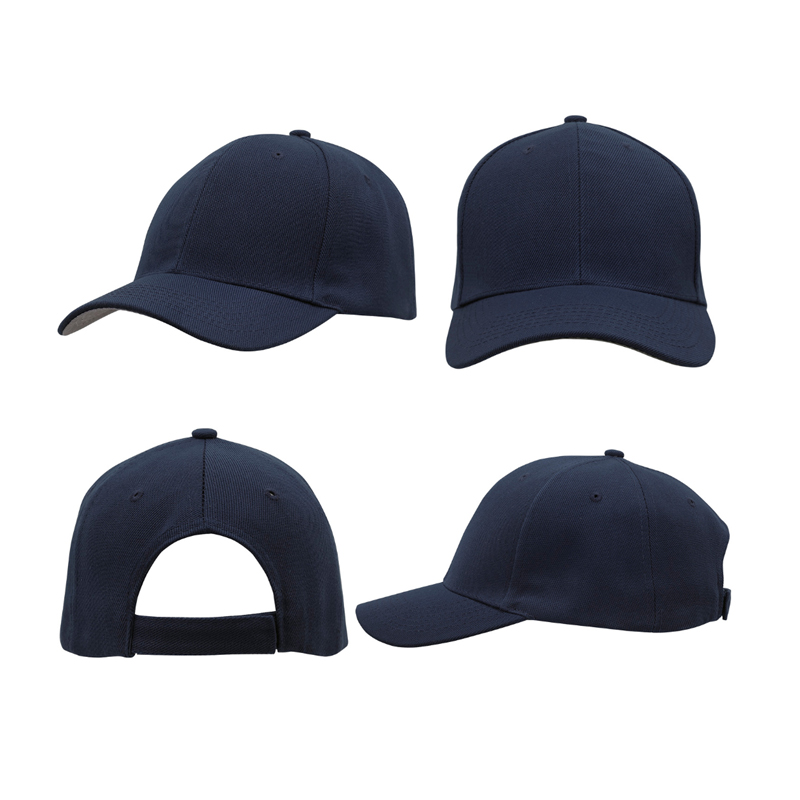 Premium Twill 6 Panel Cap with Contrast Peak Under - Image 2