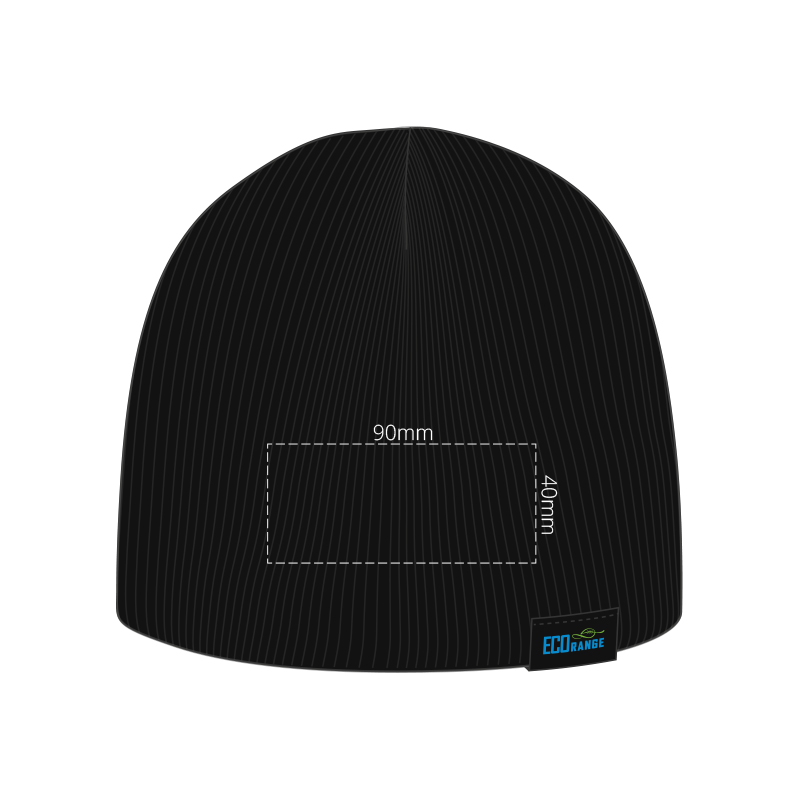 Recycled Acrylic Beanie Roll Down - Image 2
