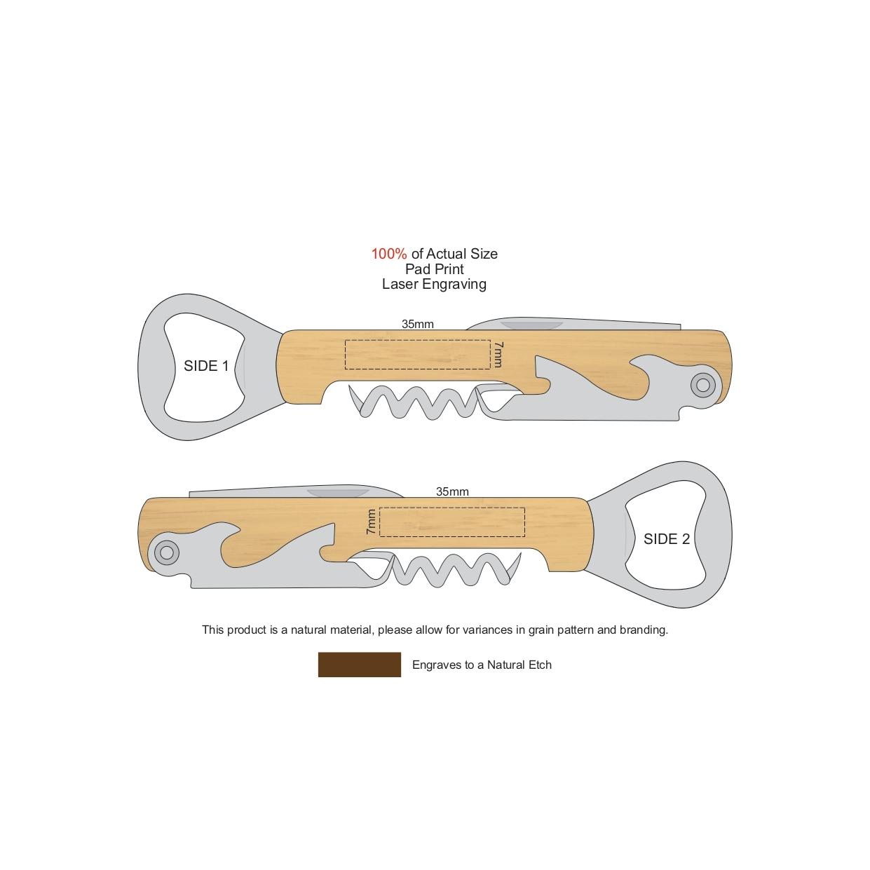 Timeless Bamboo Wine Waiters Knife - Image 4