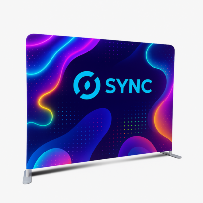 Custom Fabric Media Wall
