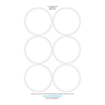 80mm Circle Gloss Stickers - Image 2