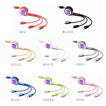 Eco 3 in 1 USB Charging Cable Set