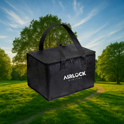 Airlock Digital Large Black Cooler Bag