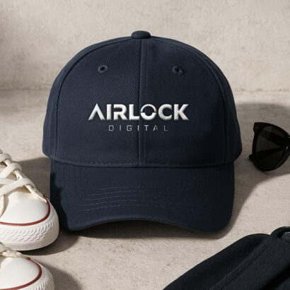 Airlock Digital Navy Caps