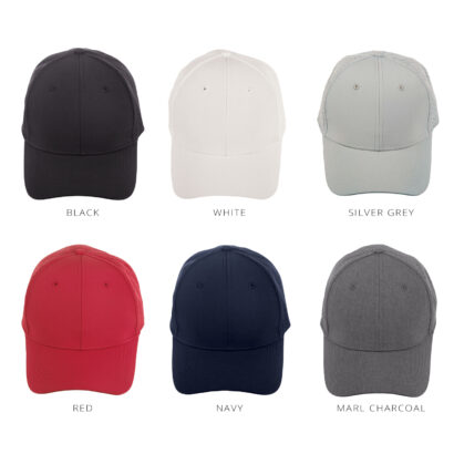 Four-Way Stretch Laser-Cut Running Cap