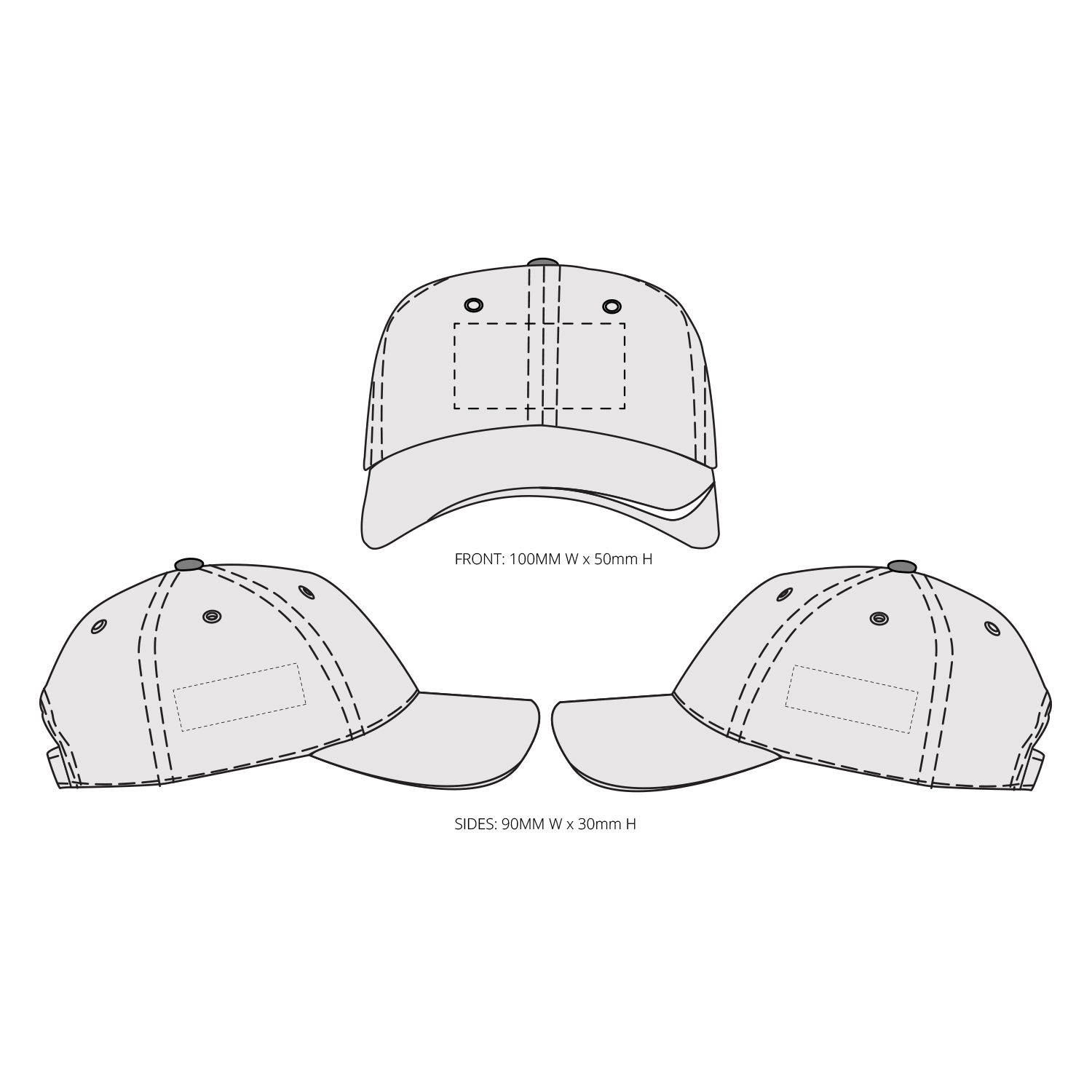 Premium Brushed Cotton Caps - Image 2
