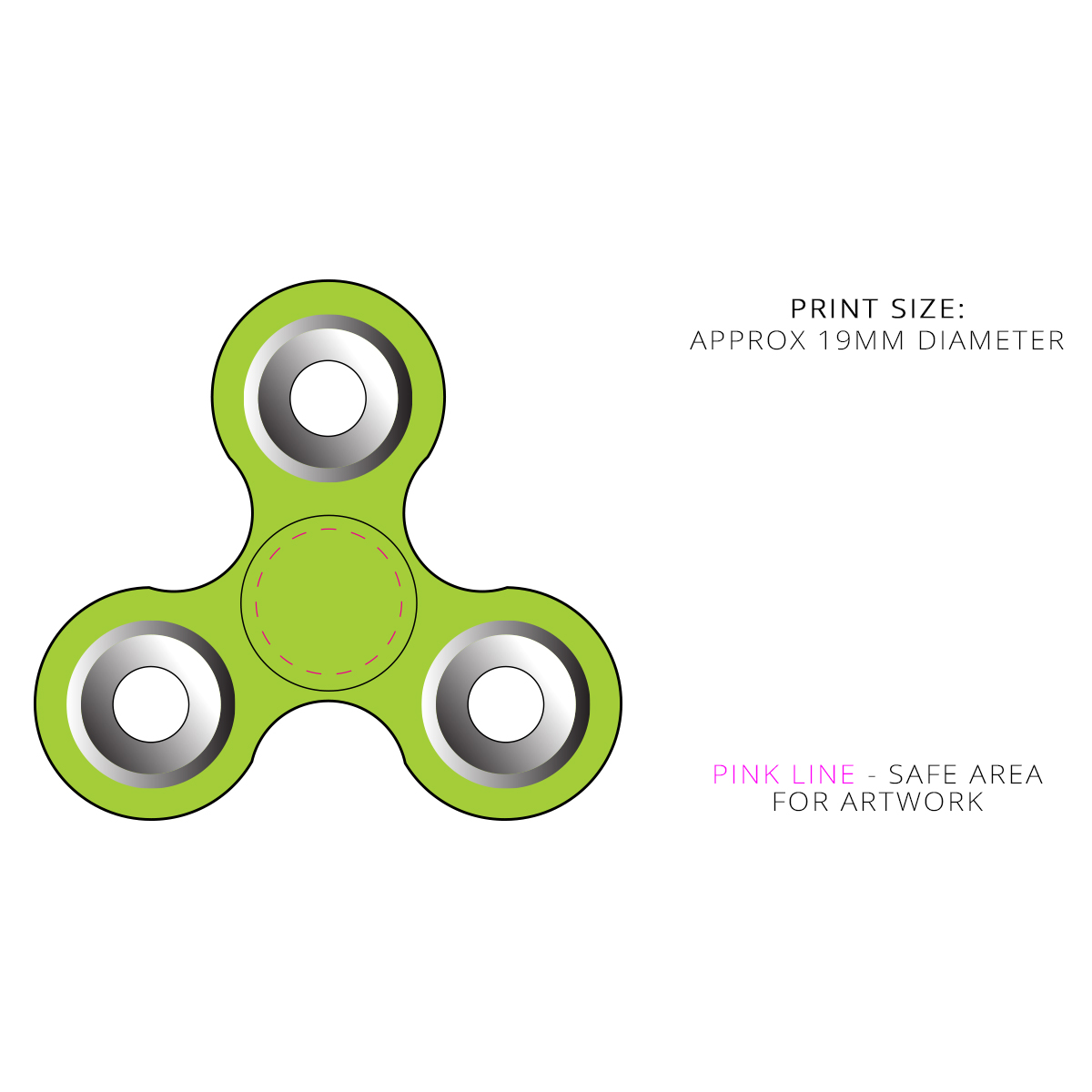 Custom-Printed Fidget Spinners - Image 2
