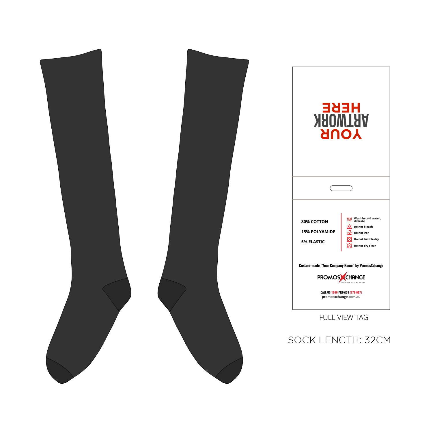 Custom Made Travel Compression Socks - Image 2