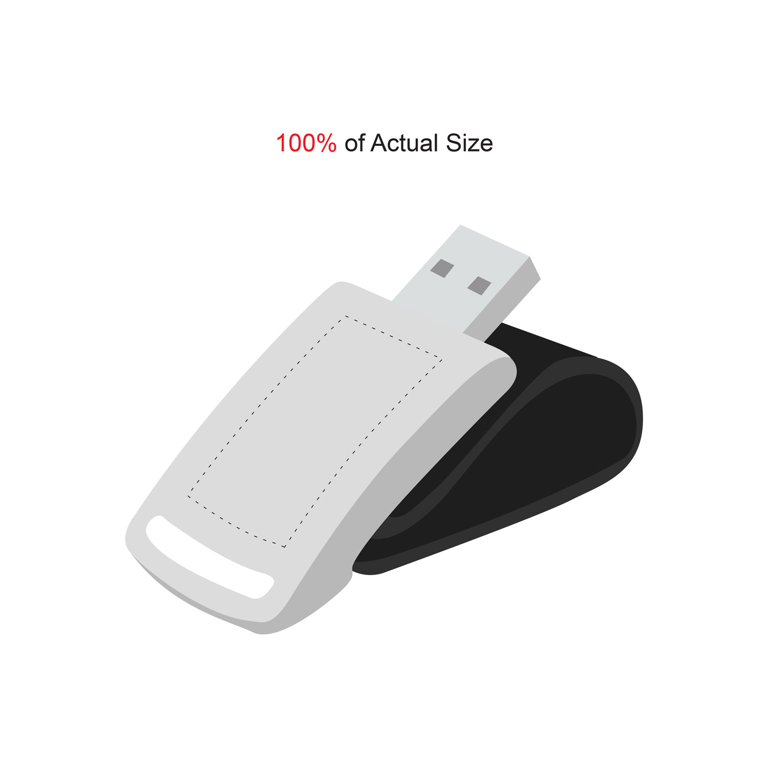 Classic Leather USB Drive - Image 2