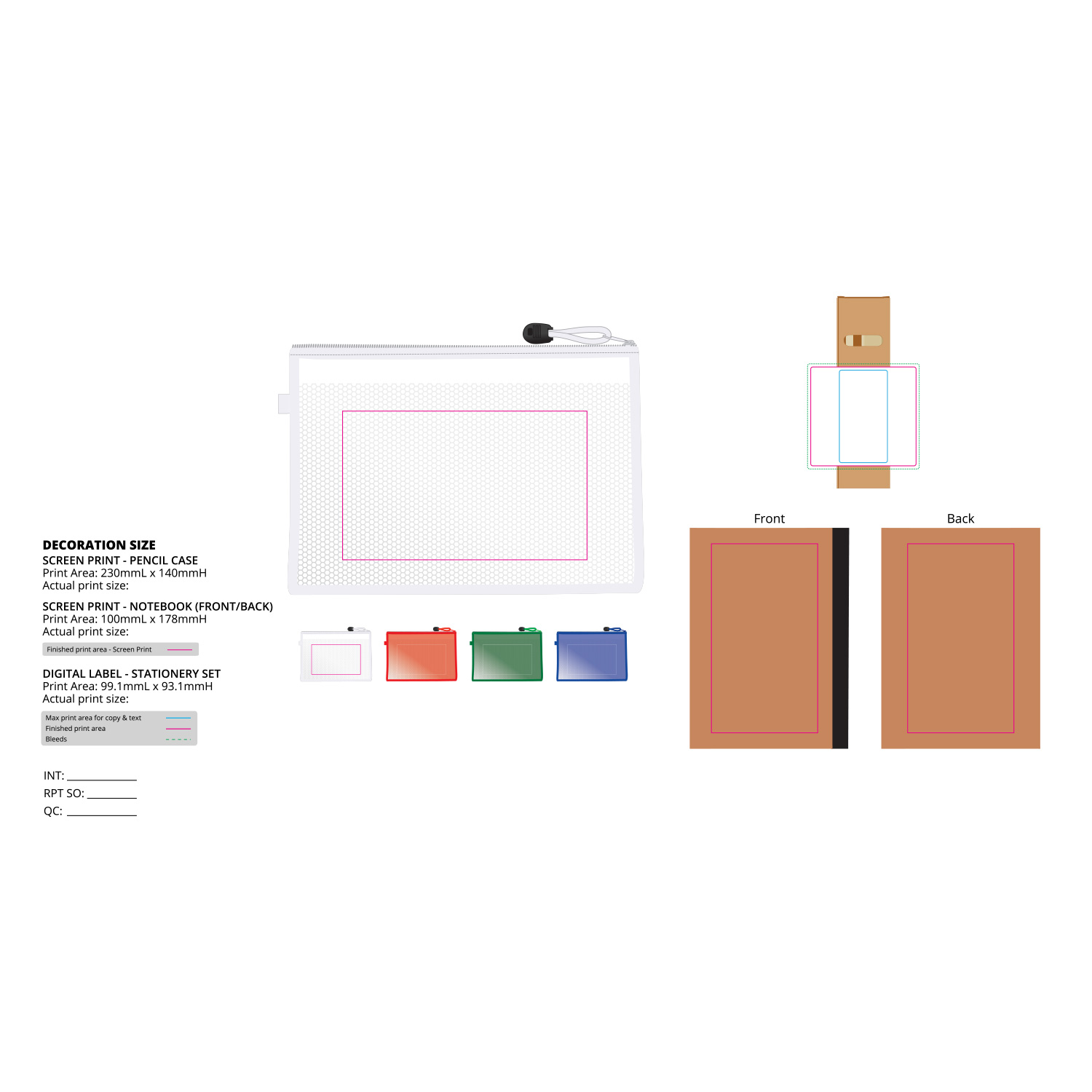 A4 Student Stationery & Notebook Gift Pack - Image 2