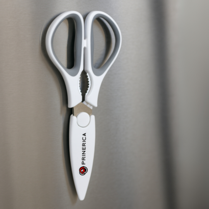 Magnetic Kitchen Scissors with Wall-Mount Holder