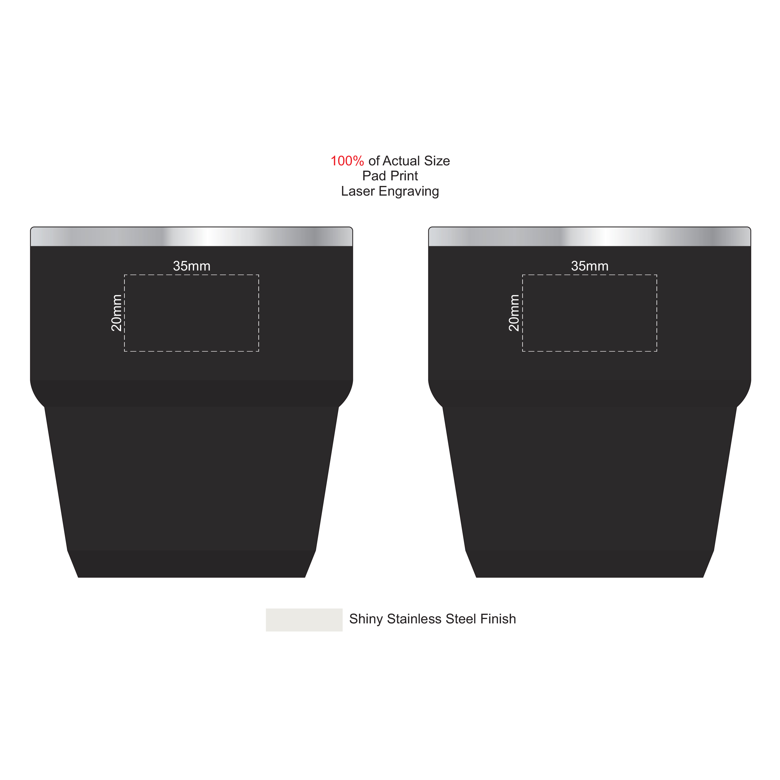 300ml Steel Cup Set - Image 2
