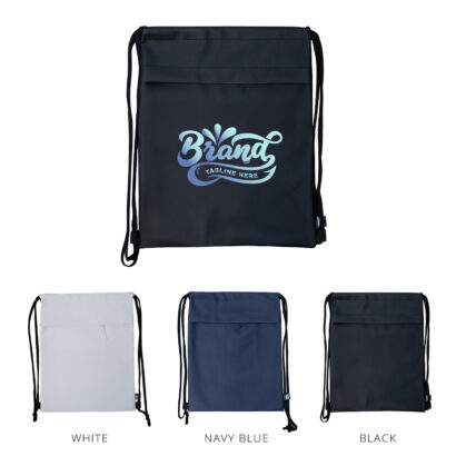 EcoLux RPET Drawstring Backpack