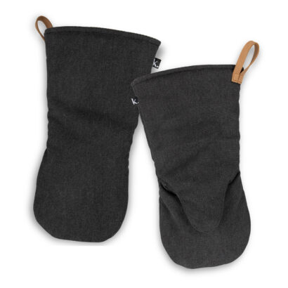 Washed Black Kitchen Mitt