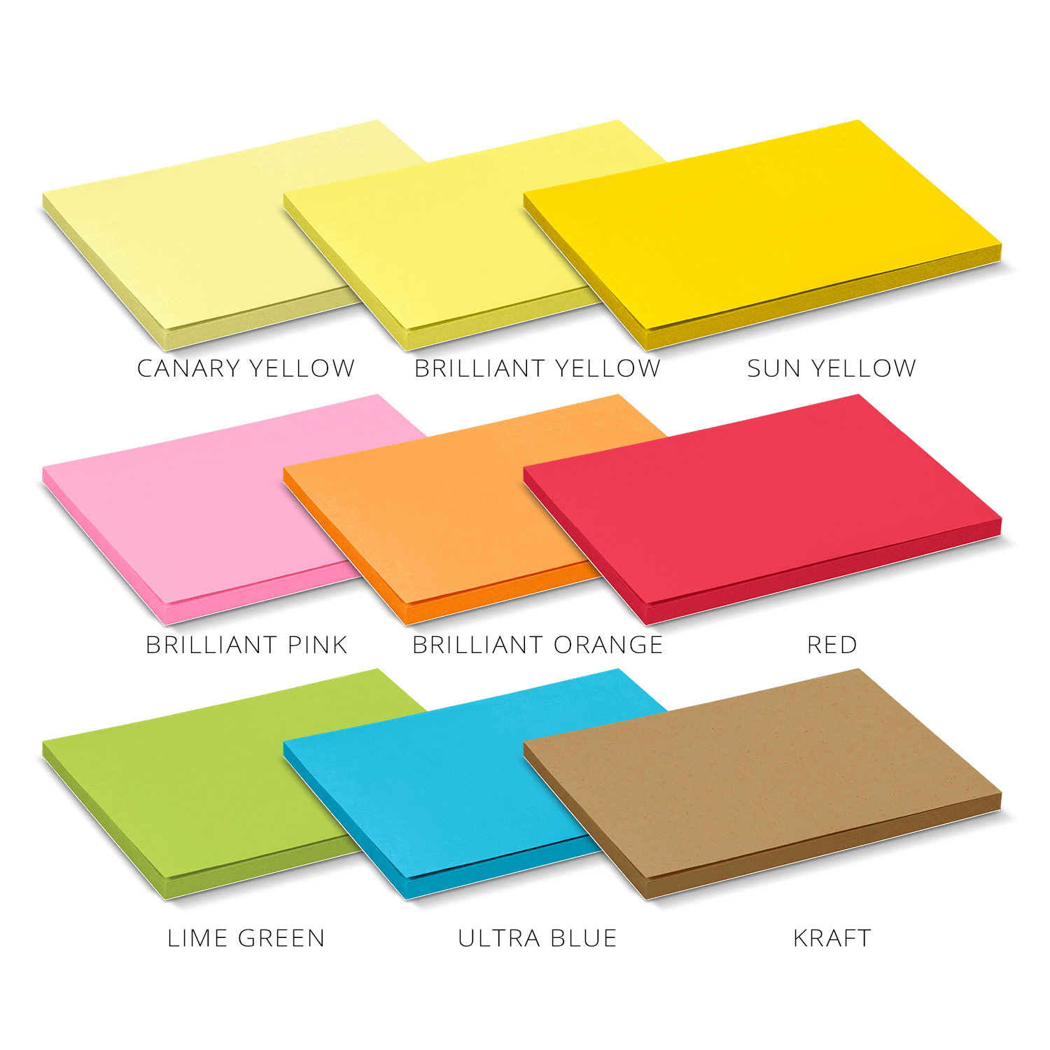 50-Page Coloured Adhesive Notes