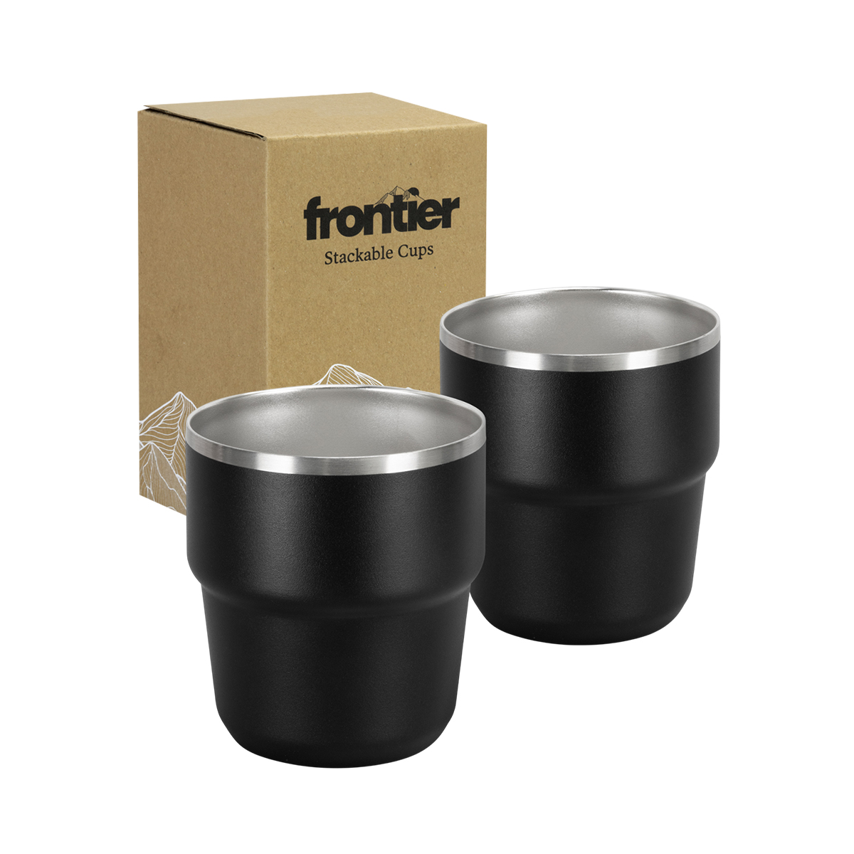 300ml Steel Cup Set