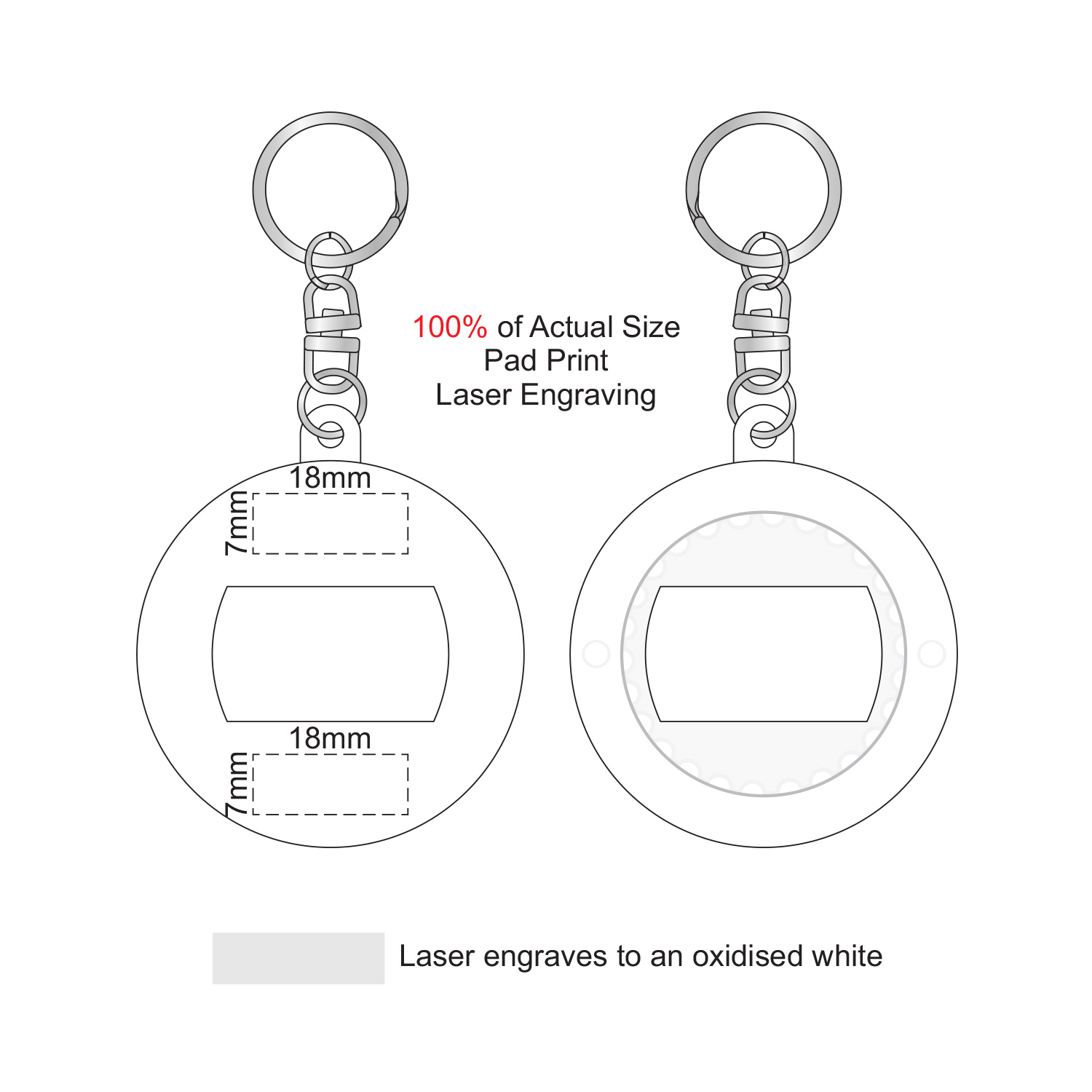 Tri-Function Opener Key Rings - Image 2