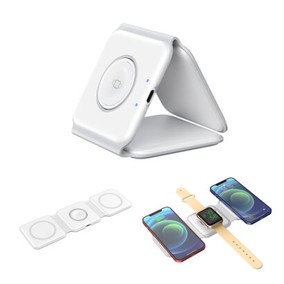 Foldable Magnetic Wireless Charging Hub