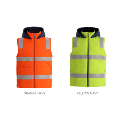 Hi Vis Protective Puffer Vest