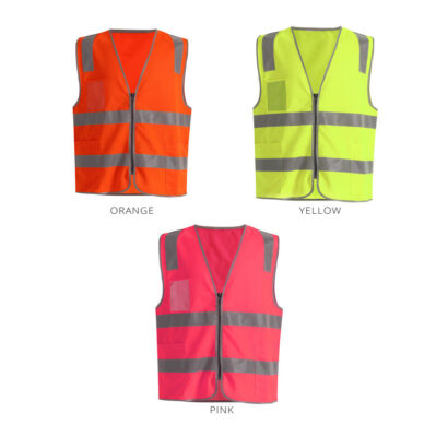 Multi-Pocket Hi Vis Safety Vest
