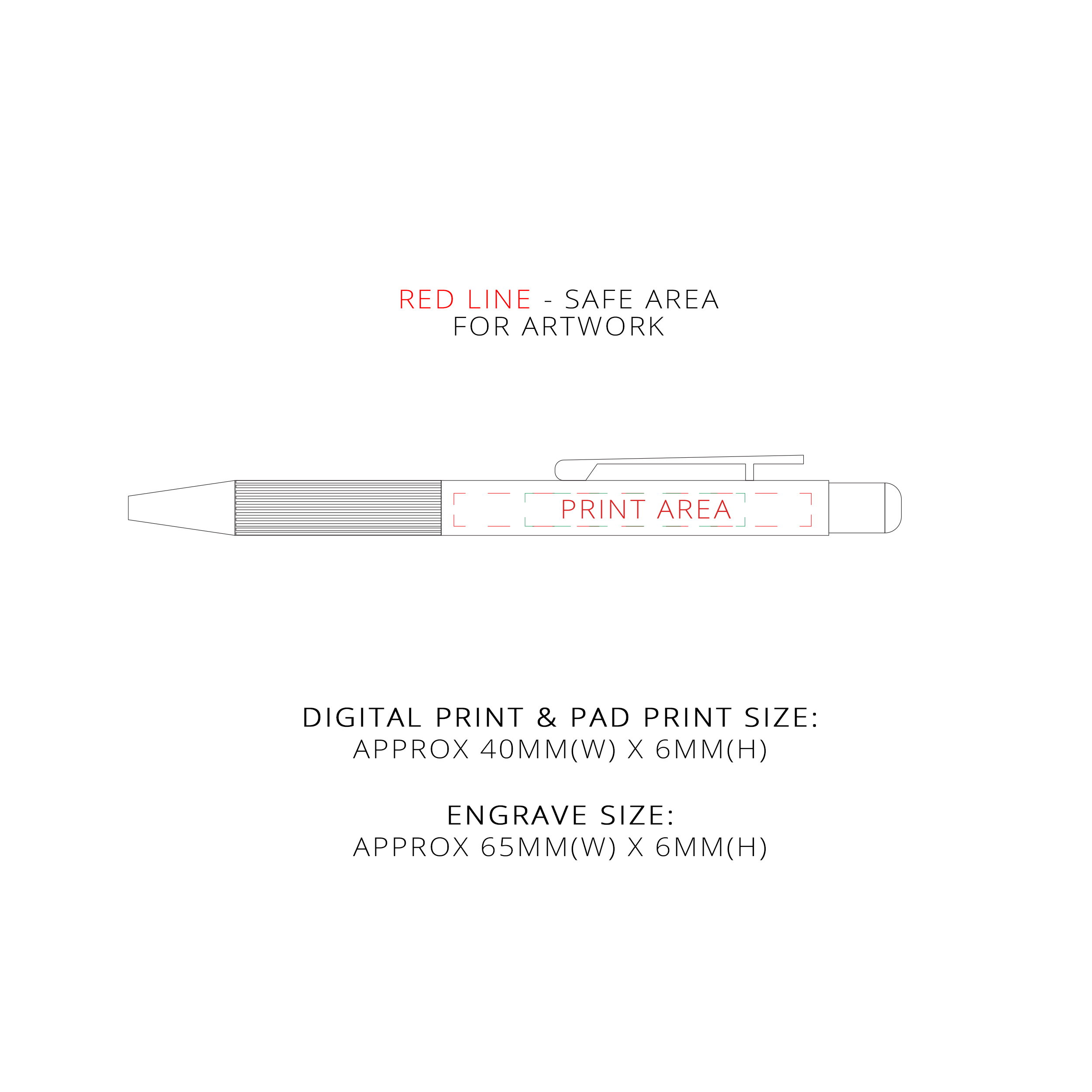 MetroGrip Recycled Pen - Image 2