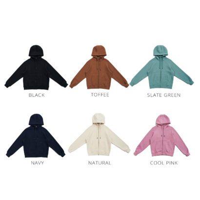 Raglan Sleeve Zip Hoodies