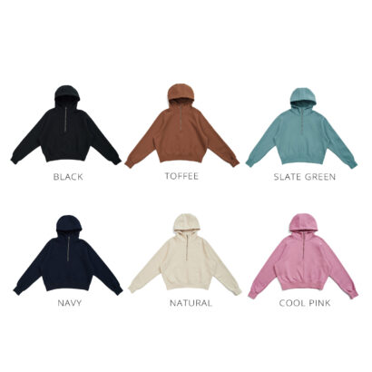 High Neck Half-Zip Pullover