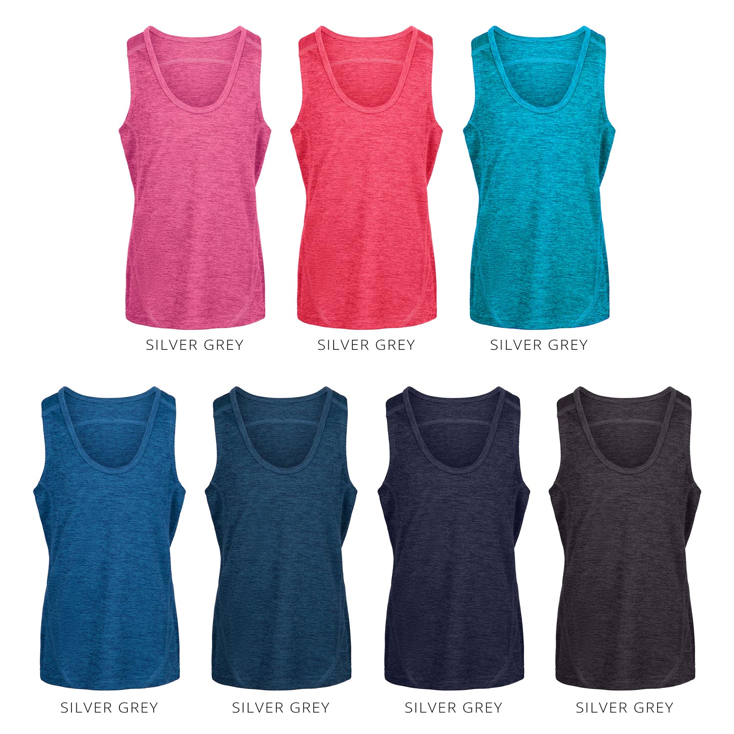 Junior Active Marl Singlets