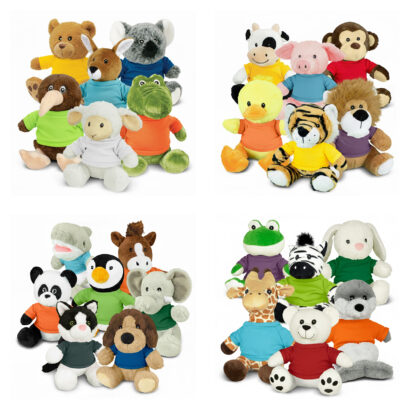 Eco RPET Plush Animal Set