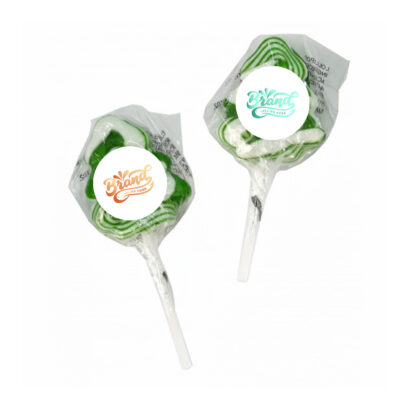 Custom Christmas Tree Lollipops, Peppermint Flavour