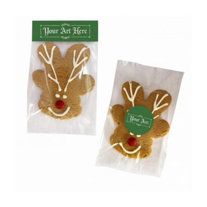 Holiday Gingerbread Reindeer Cookie