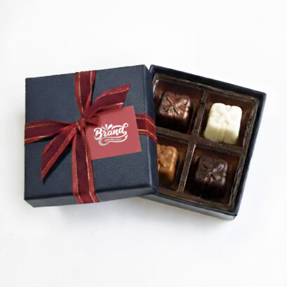 Four-Pack Christmas Chocolate Gift Box