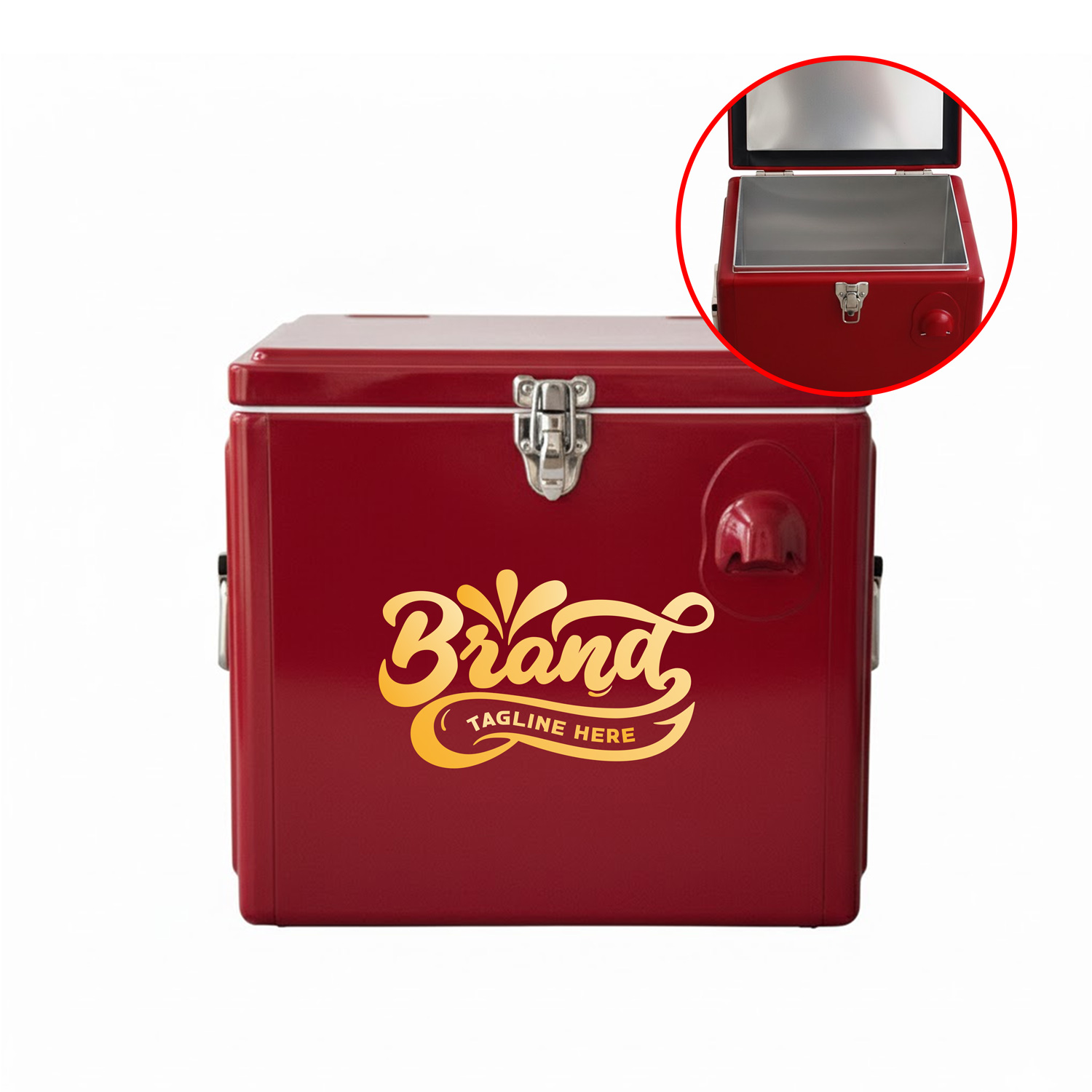 Classic Steel Ice Chest 15L - Image 2