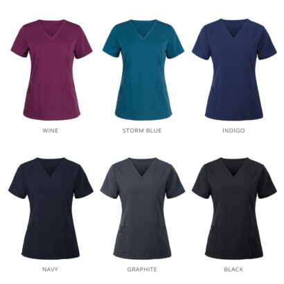 Stretch V-Neck Scrub Top