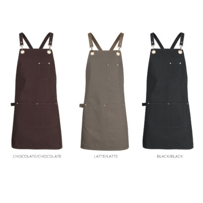 Durable Canvas Apron PU Strap