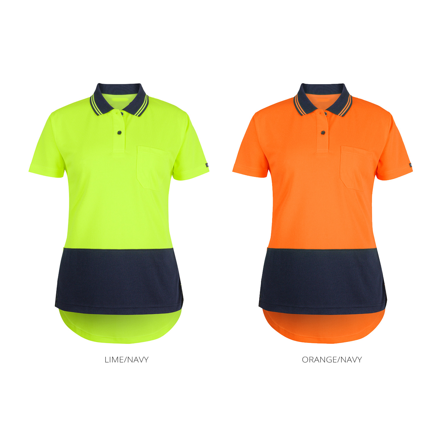 Ladies Visibility Work Polo