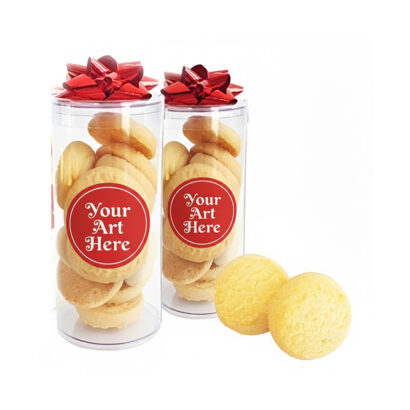 Christmas Shortbread Biscuit Tube