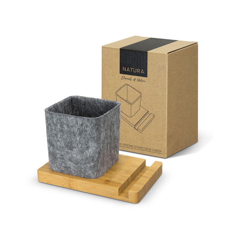 Bamboo Desk Stand & Organiser