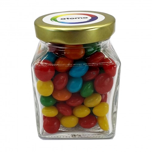 Glass Jar with Chewy Fruit 100g