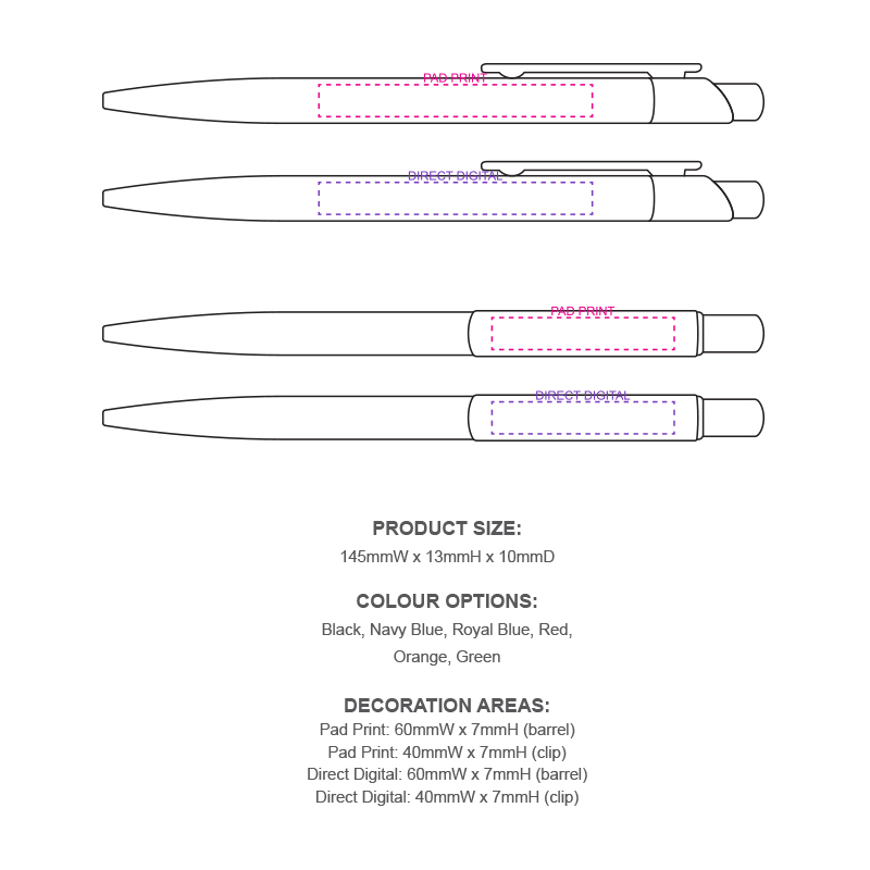 Signature Barrel Writer Pens - Image 2