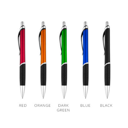 Rubberized Barrel Pens