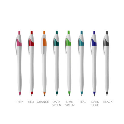 White Barrel Pens