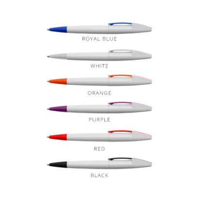 Europlast White Twist Pens