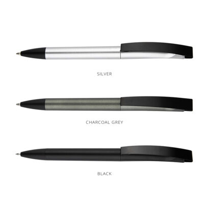 Matte Metallic Barrel Pens