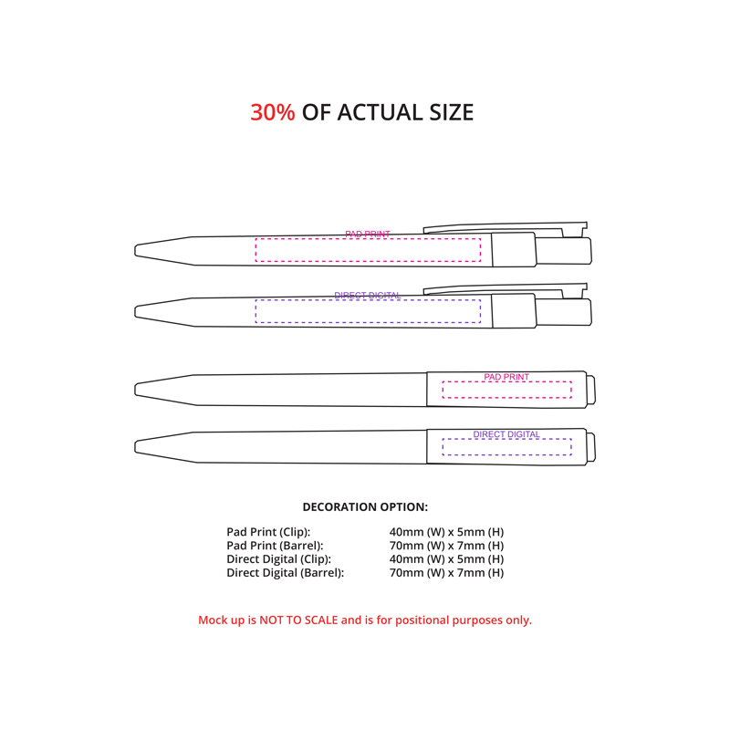 European Design Click Pens - Image 3