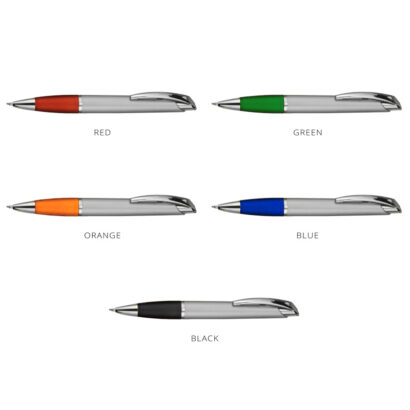 Rubberized Click Action Pens