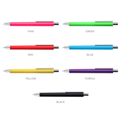 Shiny Coloured Barrel Pens